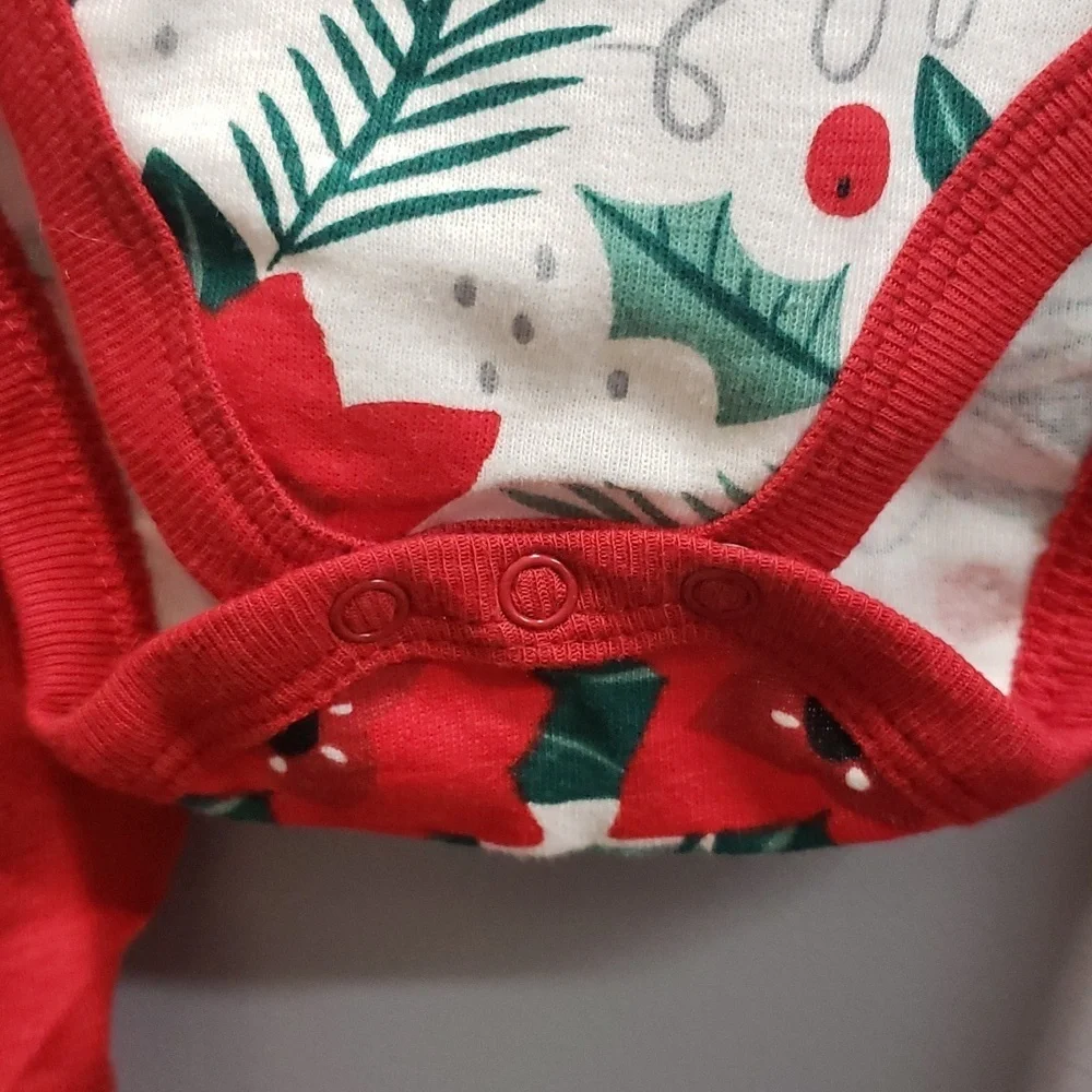 Honest Baby Clothing NWT Holiday 3-piece 100% Organic Cotton Set